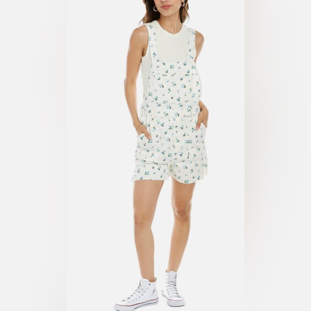 WE WORE WHAT split overall short size med NWT